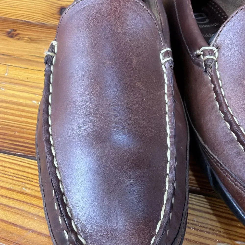 Allen Edmonds Brown Mens Boulder Leather Loafer Size 8E Driving Moc